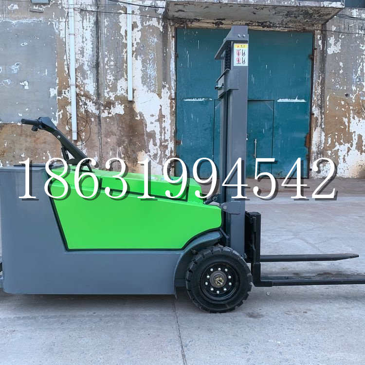 龙井市小型电动叉车1吨2吨步行站驾式电瓶堆高充电装卸车液压升降车铲车